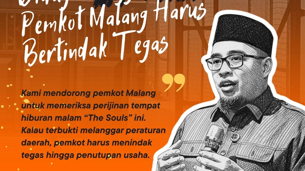 Diduga Langgar Perda, The Souls Bar & Night Club Tuai Desakan Tindakan Tegas dari Pemkot Malang